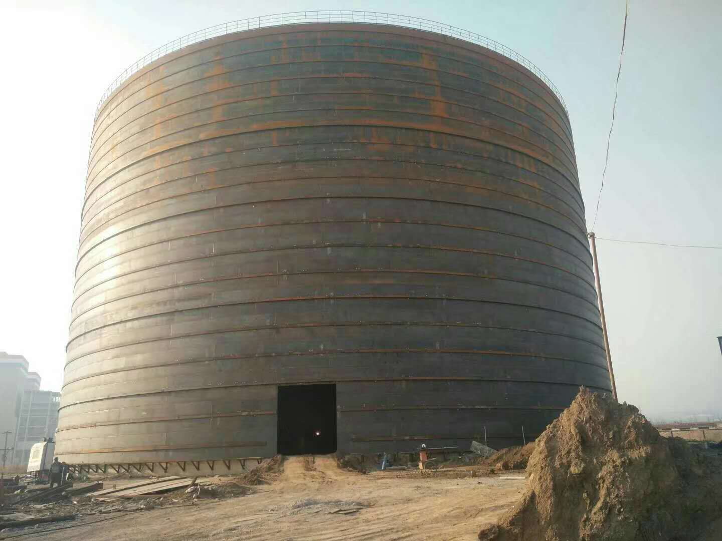 承建大型钢板库的好处及原理